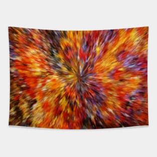 Color explosion red Tapestry