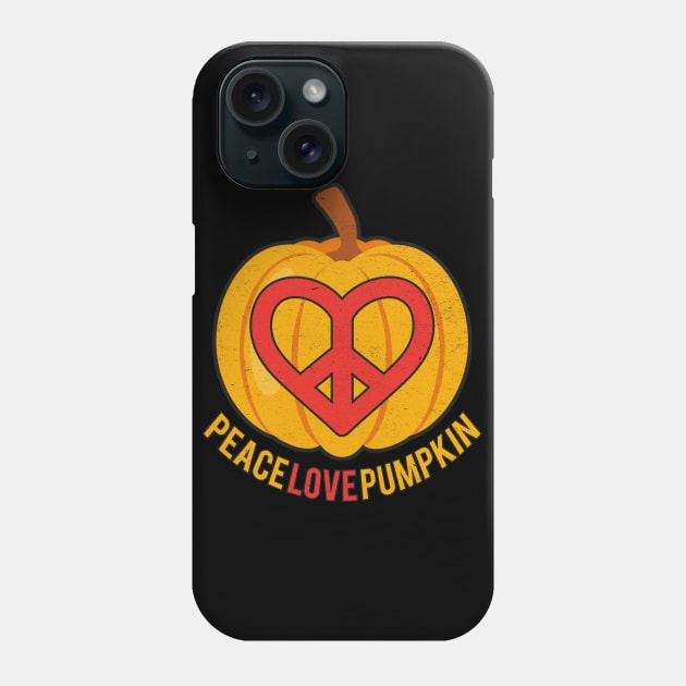 Peace Love Pumpkin Thanksgiving Phone Case by MZeeDesigns