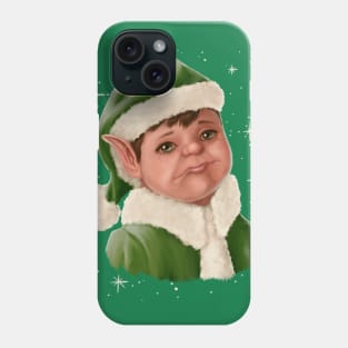Sad Elf Blue Christmas Phone Case