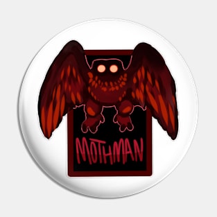 Mothman Flutters Towards the Nearest Lamp! Pin