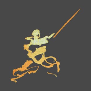 Swordfighter Ink Figure T-Shirt