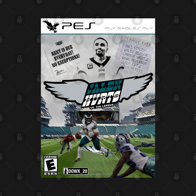 Jalen Hurts Vs The League Cover Ver. by DOWX_20