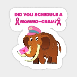 Mammo-gram Breast Cancer Prevention Magnet