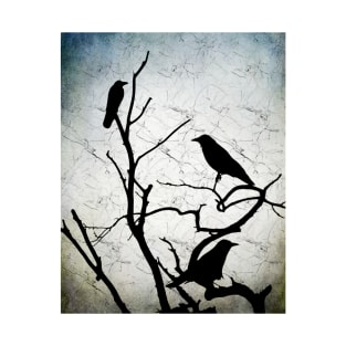 Crow Birds on Tree Bird 91 T-Shirt