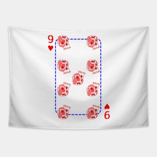 9 of hearts Tapestry