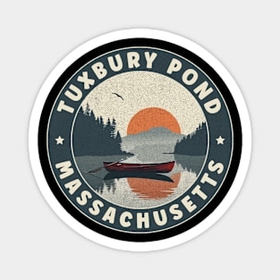 Tuxbury Pond Massachusetts Sunset Magnet