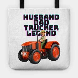 Husband dad trucker legend Tote