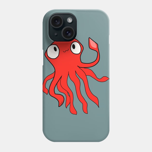 Squid Phone Case by Unsafety Pin
