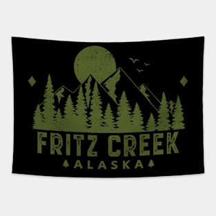 Fritz Creek Alaska Mountain Souvenir Tapestry