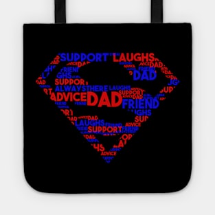 Fathers Day Autism Dad Advocate Warrior Awareness Autism Superhero Tote