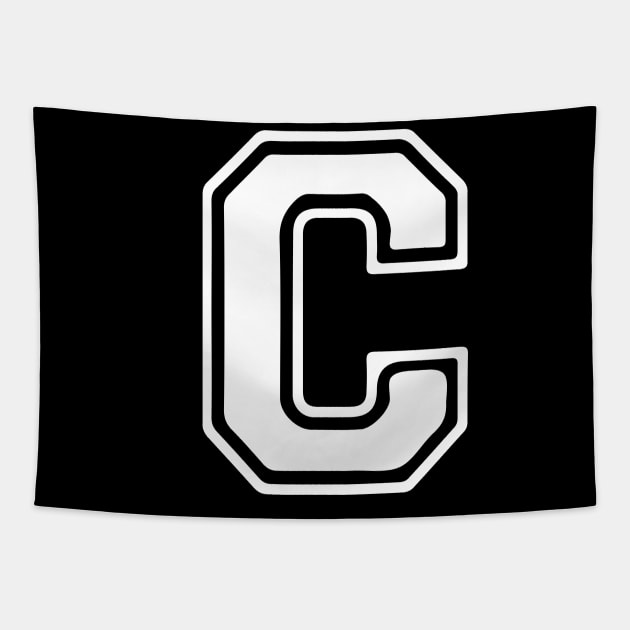 Letter C Tapestry by Xtian Dela ✅