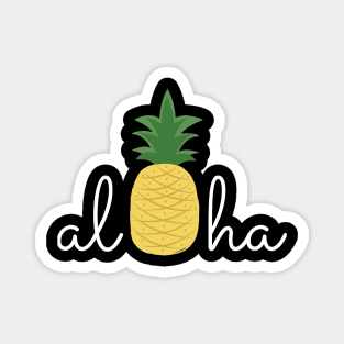 Aloha Pineapple Hawaii Magnet