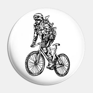 SEEMBO Soldier Cycling Bicycle Bicycling Biker Biking Bike Pin