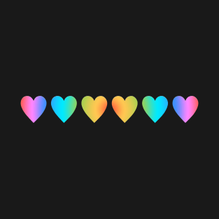 Rainbow Hearts T-Shirt