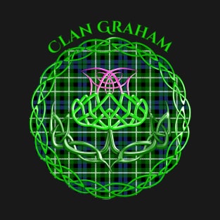 Graham Scottish Tartan Celtic Thistle T-Shirt