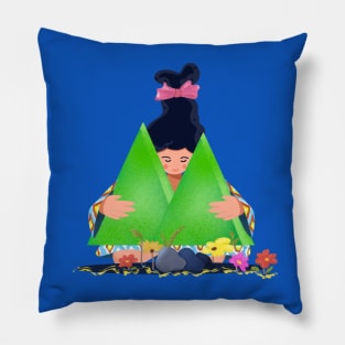 beautiful girl Pillow