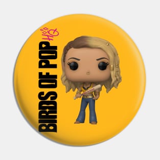 Birds of Pop Black Canary Pin