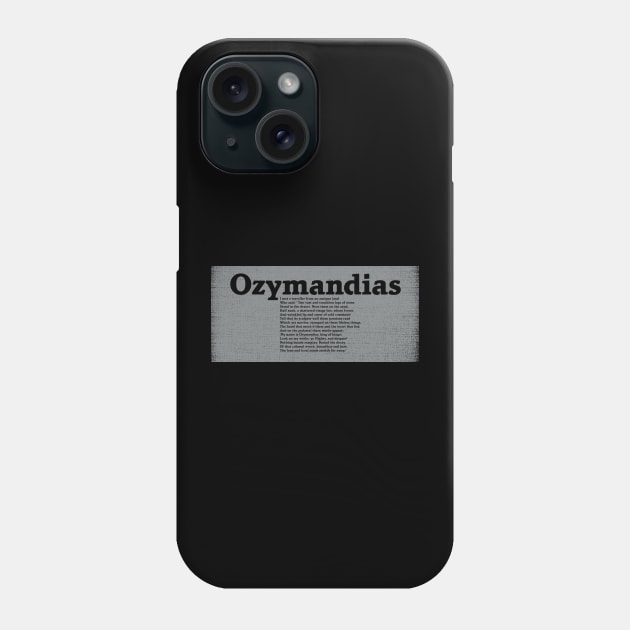 Ozymandias Phone Case by MattDesignOne