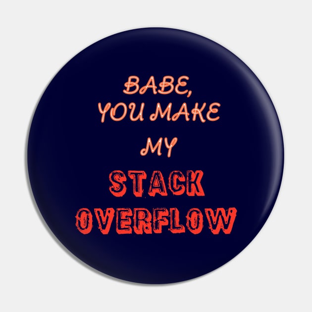 Flirting tips with Stack Overflow Pin by CeeSharp