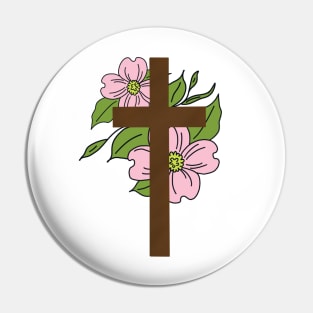 Easter Cross Pin