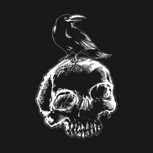 Crow on Skull T-Shirt