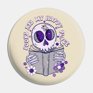 Books are my happy place Pin