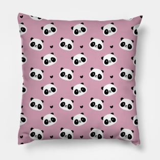 Panda Girl Neck Gator Panda Heads Pandas Pillow