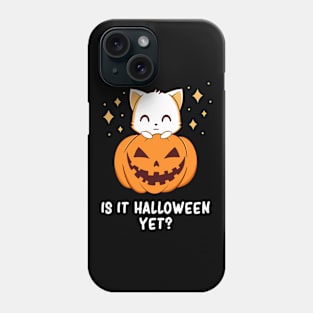 Halloween Cat Spooky Cute Kitten Kawaii Pumpkin Kitty Phone Case