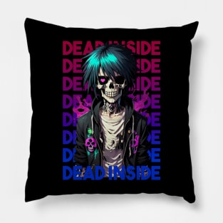 Emo Zombie Dead Inside Pillow