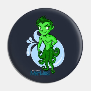 Green Octo Merbie Pin