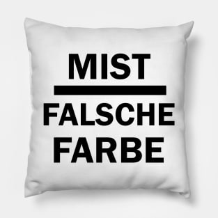 doofer Montag Spruch lustig Männer Frauen Farbe Pillow