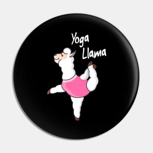 Yoga Llama Funny Meditation Yogi Gift Pin