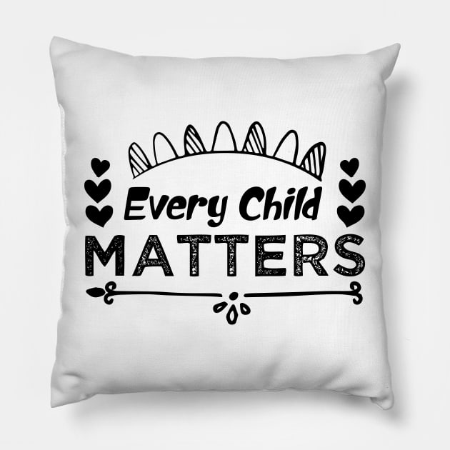 Every Child Matters Indigenous Education Day Pillow by powerdesign01