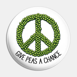 Give Peas A Chance Pin