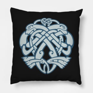 Celtic Design: Two Biting Dogs Pillow