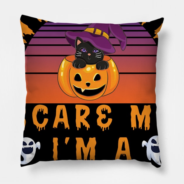 Nothing Scare Me I'm a Teacher - Halloween Teacher Gift Pillow by Designerabhijit