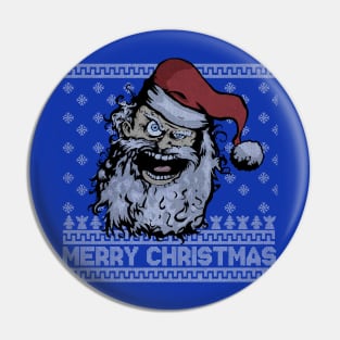 Angry Santa Sweater Pin