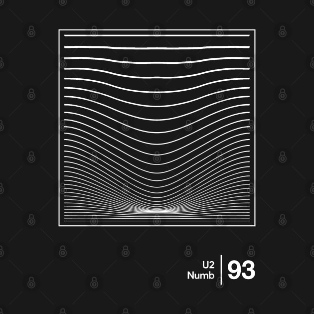 Numb U2 / Minimalist Graphic Design Fan Artwork by saudade