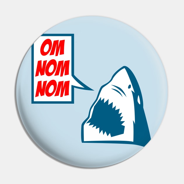 OM NOM NOM Pin by NerdWordApparel