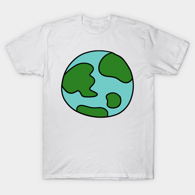 Cartoon Earth - Earth - T-Shirt