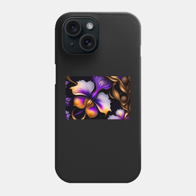 Floral Style Phone Case by Prilidiarts