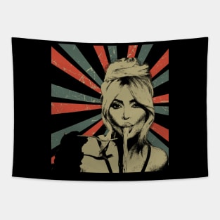 ciao kim | Melt 1980 || Vintage Art Design Tapestry