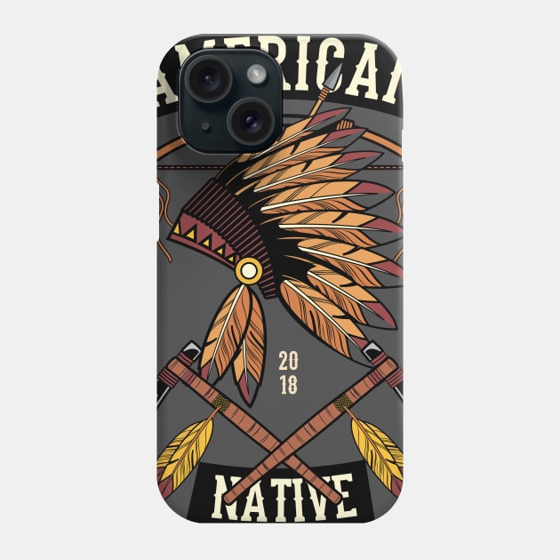 American Native Phone Case by dblvnk