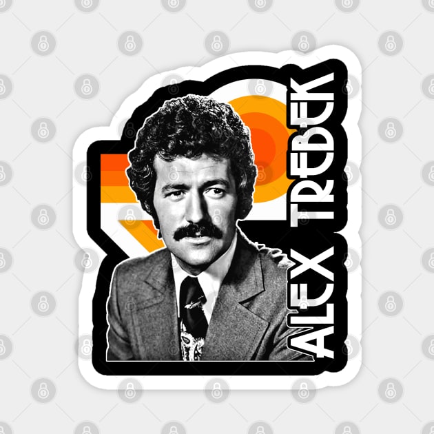 Alex Trebek - This is Jeopardy! - Retro Tribute Magnet by darklordpug