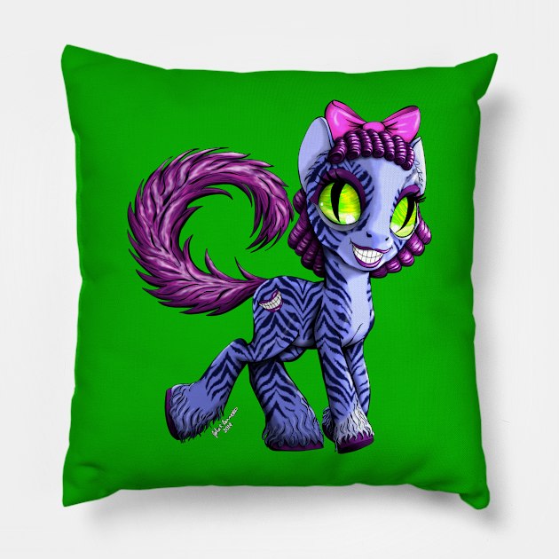 Cheshire Pillow by Magickal Vision: The Art of Jolie E. Bonnette