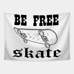 Be Free Skate Tapestry