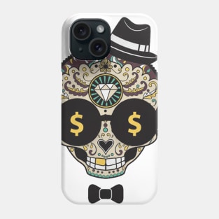 The Artistic of Skull with Dollar Phone Case