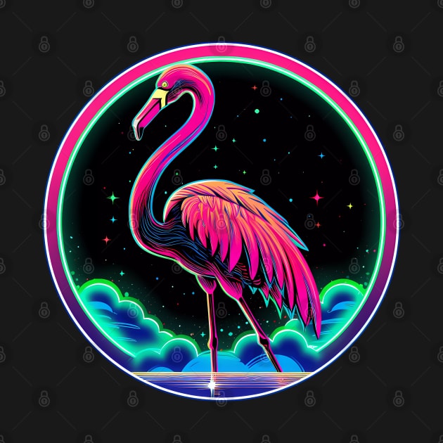 Flamingo Lover Cosmic Space Animals Tropical Beach by Sports Stars ⭐⭐⭐⭐⭐