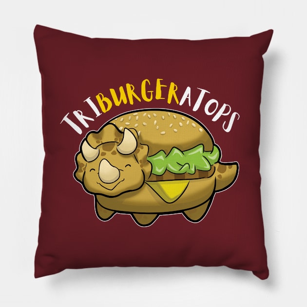 Triburgeratops Pillow by DinoMart