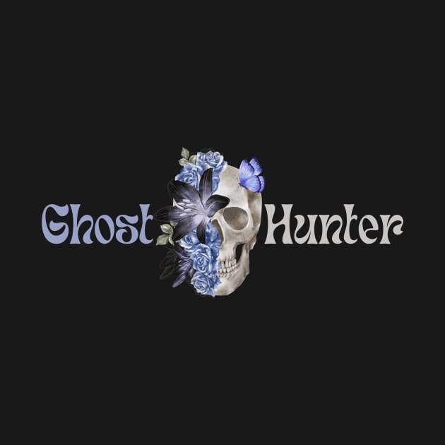 Ghost Hunter Flower Skull by Builder Ben Paranormal Workshop LLC